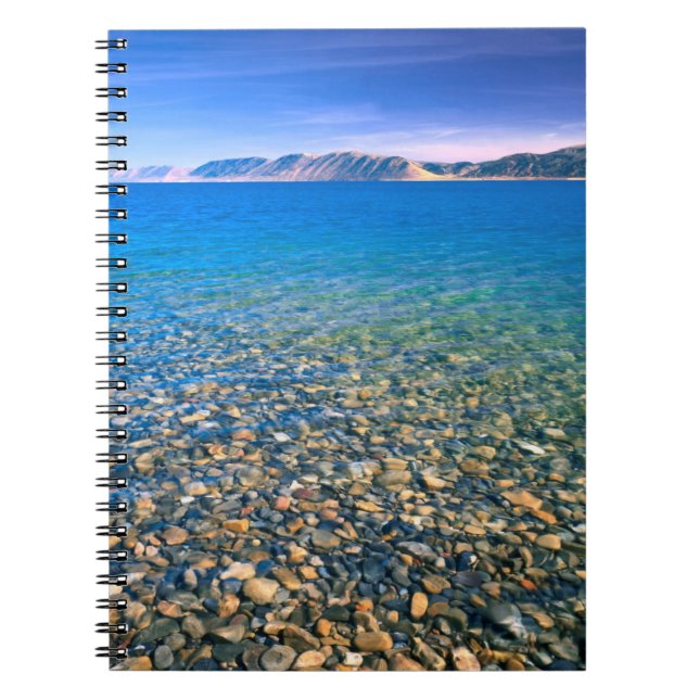 Caderno Espiral UTAH. EUA. Água limpa do Lago Urso revela (Frente)