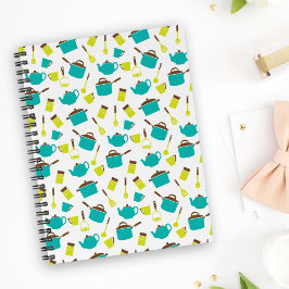 Caderno Espiral Utensílios de Cozinha, Panelas, Talheres, Utensíli