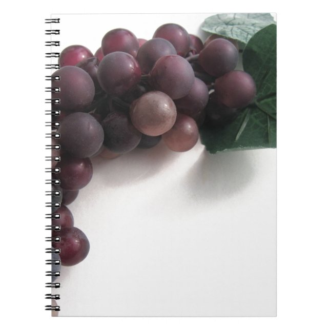 Caderno Espiral Uvas Azuis (Frente)