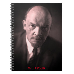 Caderno Espiral V.I. Lenine - Chefe da União Soviética - CCCP