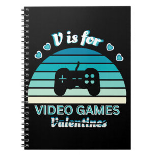 Caderno Espiral V para Video Games Não para Dia dos Namorados - Co
