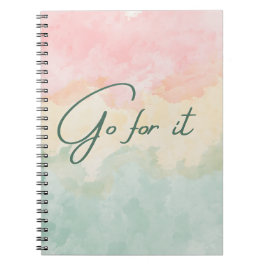 Caderno Espiral Vá em frente