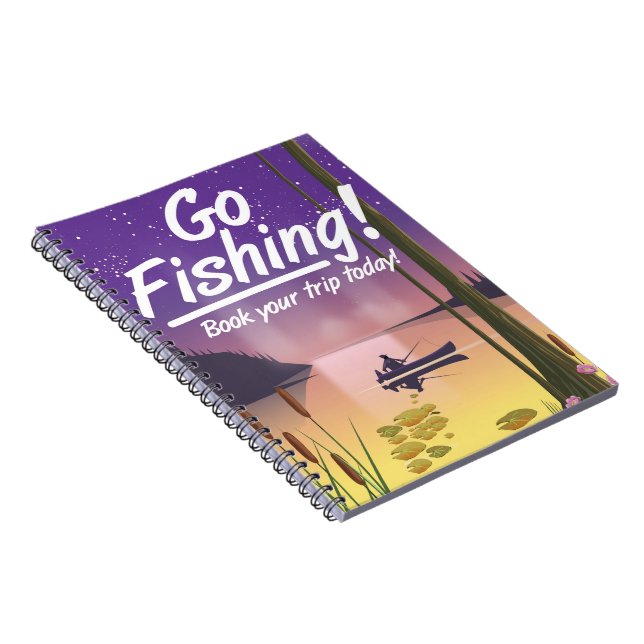 Caderno Espiral Vá Pescar! (Lado Direito)