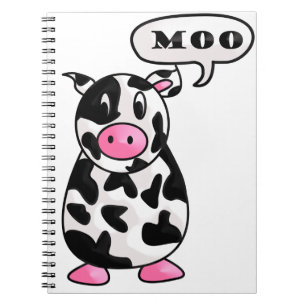 Caderno Espiral vaca