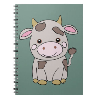 Caderno Espiral Vaca fofa