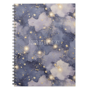 Caderno Espiral Vaga-lumes no Céu Estrelas