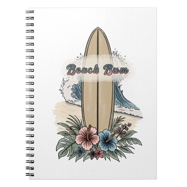 Caderno Espiral Vagabundo de Praia (Frente)