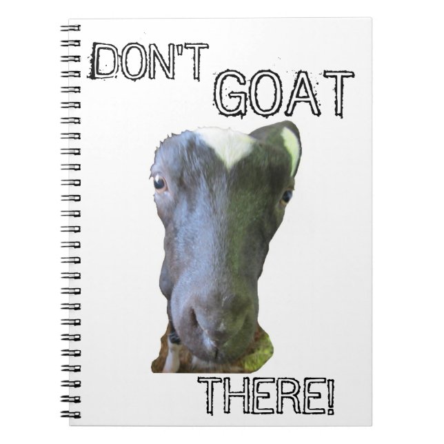Caderno Espiral Vai "NÃO TENHA ALI!" Notebook (Frente)