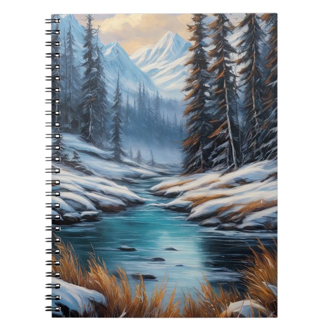 Caderno Espiral Vale de Crystal Winter (Frente)