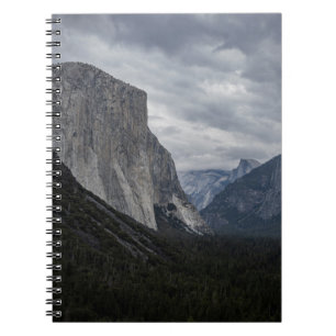 Caderno Espiral Vale de Yosemite e El Capitan - Foto da Paisagem