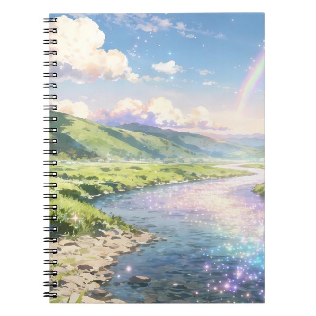 Caderno Espiral Vale do Arco-íris (Frente)