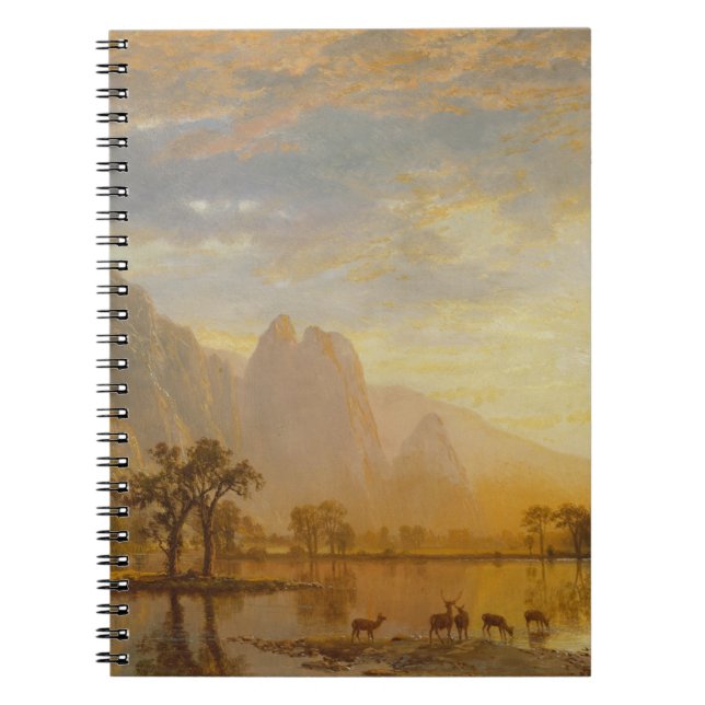 Caderno Espiral Vale do Yosemite (1864) - Albert Bierstadt (Frente)