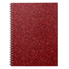 Caderno Espiral Valentine Classic Trendy Red Glitter