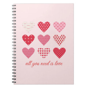 Caderno Espiral Valentine Day 2023 Sweet Hearts