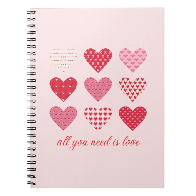 Caderno Espiral Valentine Day 2023 Sweet Hearts (Frente)