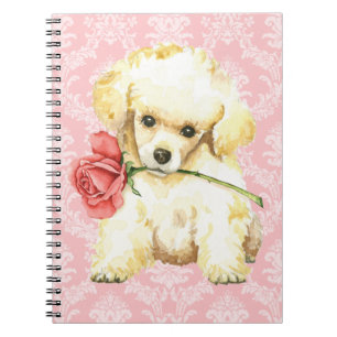 Caderno Espiral Valentine Rose Toy Poodle