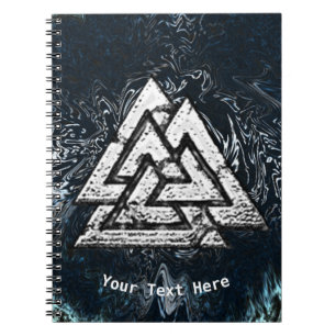 Caderno Espiral Valknut~ (Wavy)