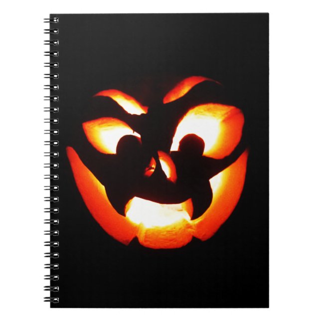 Caderno Espiral Vamire Jack-O-Lanterna (Frente)