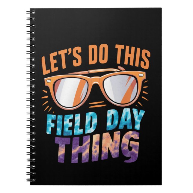 Caderno Espiral Vamos Fazer Esse Óculos de Sol de Dia de Campo Pro (Frente)