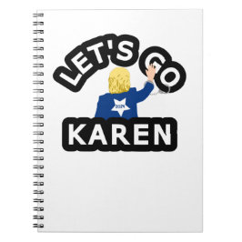 CADERNO ESPIRAL VAMOS GO KAREN
