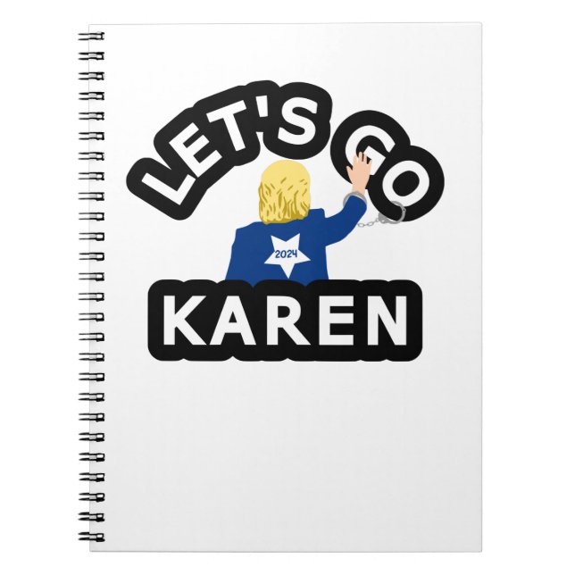 CADERNO ESPIRAL VAMOS GO KAREN (Frente)