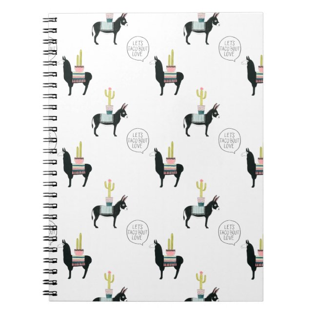 Caderno Espiral Vamos Taco Sobre Amor (Frente)