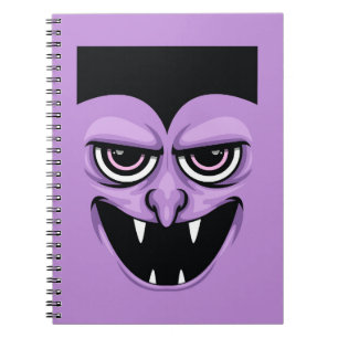 Caderno Espiral Vampiro de Halloween
