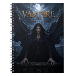 Caderno Espiral Vampiro Midnight Keep Dark Cinema