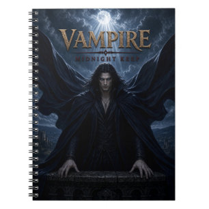 Caderno Espiral Vampiro Midnight Keep Dark Cinema