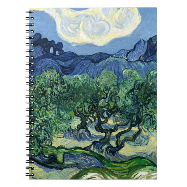 Caderno Espiral Van Gogh A Paisagem Das Oliveiras (Frente)