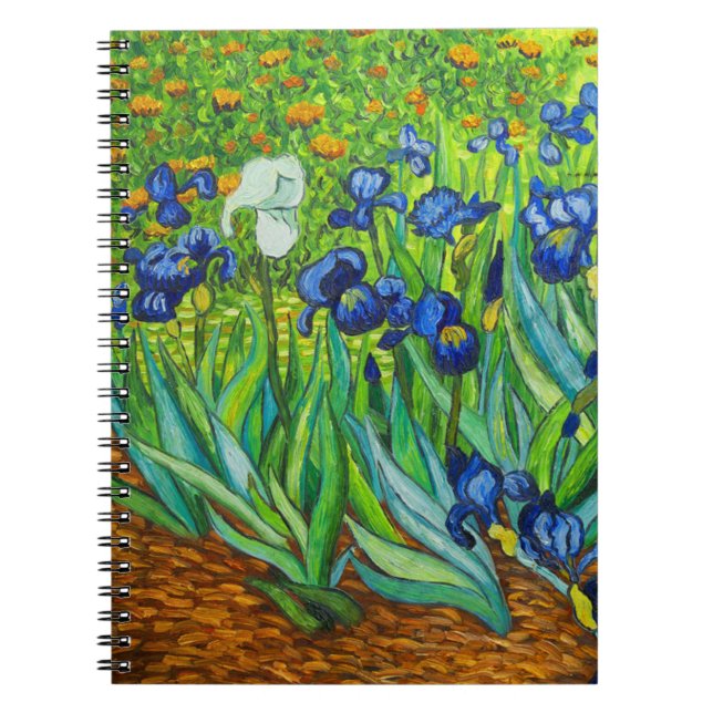 Caderno Espiral Van Gogh Irises (Frente)
