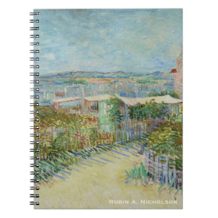 Caderno Espiral Van Gogh Montmartre personalizado
