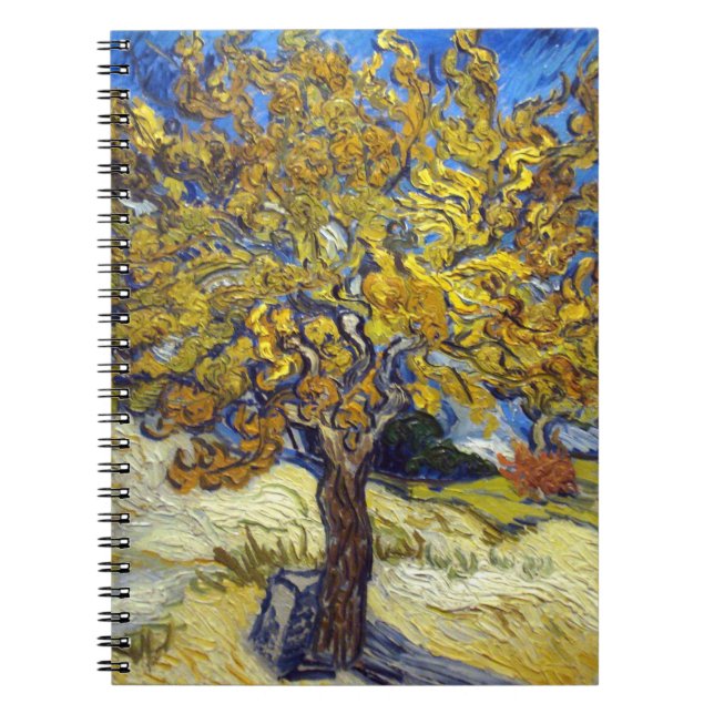 Caderno Espiral Van Gogh Mulberry Tree Impressionism Art (Frente)