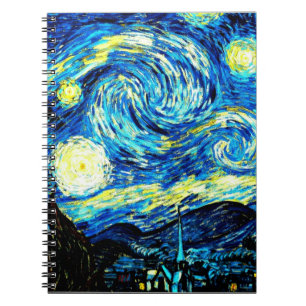 Caderno Espiral Van Gogh - Noite Estrelada