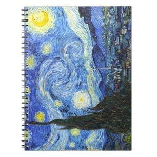 Caderno Espiral VAN GOGH Starry Night