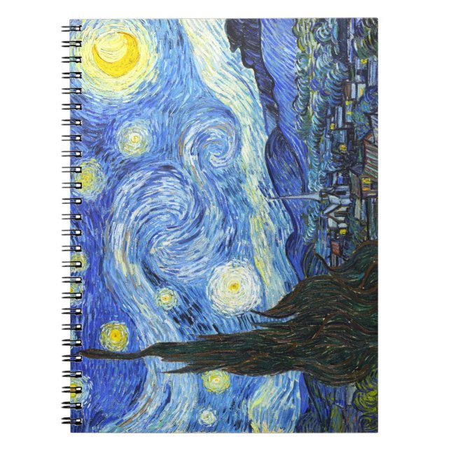 Caderno Espiral VAN GOGH Starry Night (Frente)