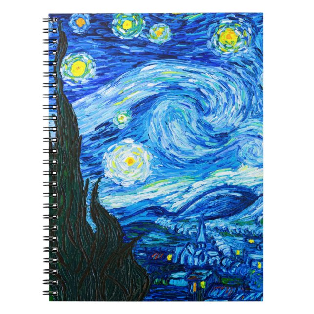 Caderno Espiral Van Gogh Starry Night (Frente)