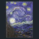 Caderno Espiral Van Gogh Starry Night<br><div class="desc">Van Gogh Starry Night</div>