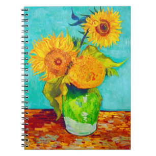 Caderno Espiral Van Gogh Sunflower 