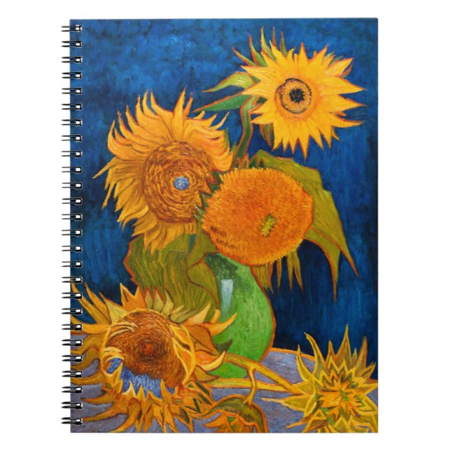 Caderno Espiral Van Gogh Sunflower (Frente)