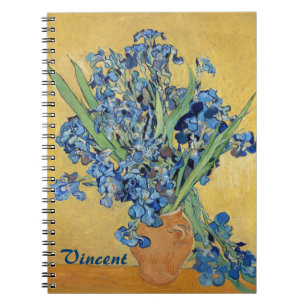 Caderno Espiral Van Gogh torna iridescentes belas artes do buquê
