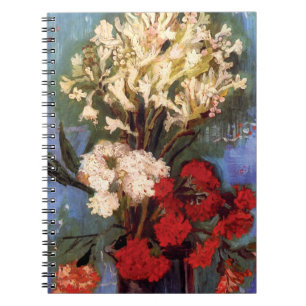 Caderno Espiral Van Gogh - Vaso Com Cravos e Outras Flores