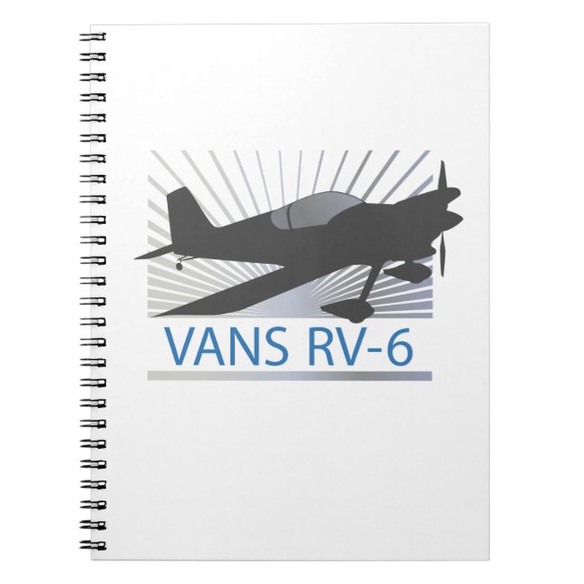 Caderno Espiral Vans RV-6 (Frente)