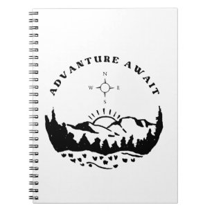 Caderno Espiral Vantagem do notebook Spiral Photo Await