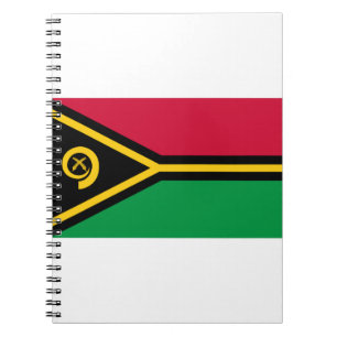 Caderno Espiral Vanuatu Flag