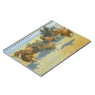 Caderno Espiral Vaqueiro do vintage, tragando Nigh o líder,