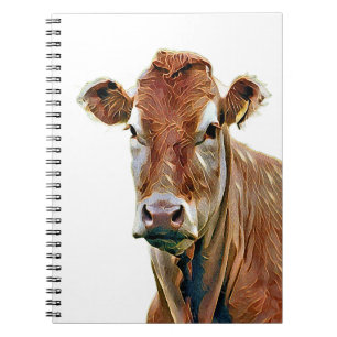 CADERNO ESPIRAL VAQUINHA FOFINHA