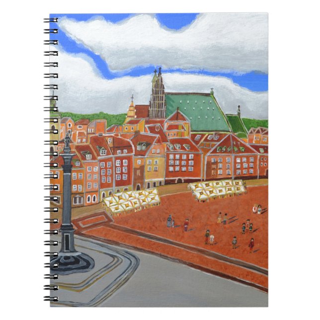 Caderno Espiral Varsóvia — Cidade Velha (Frente)