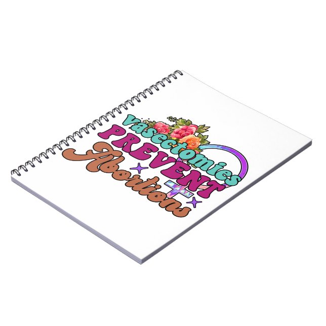 Caderno Espiral Vasectomias Impedem Abortos Foto Notebook (Left Side)