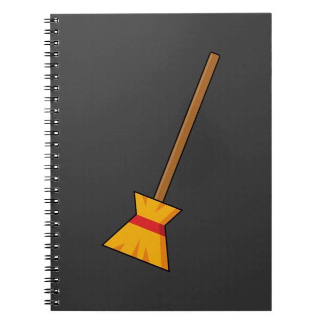 Caderno Espiral Vassoura de Bruxa (Frente)